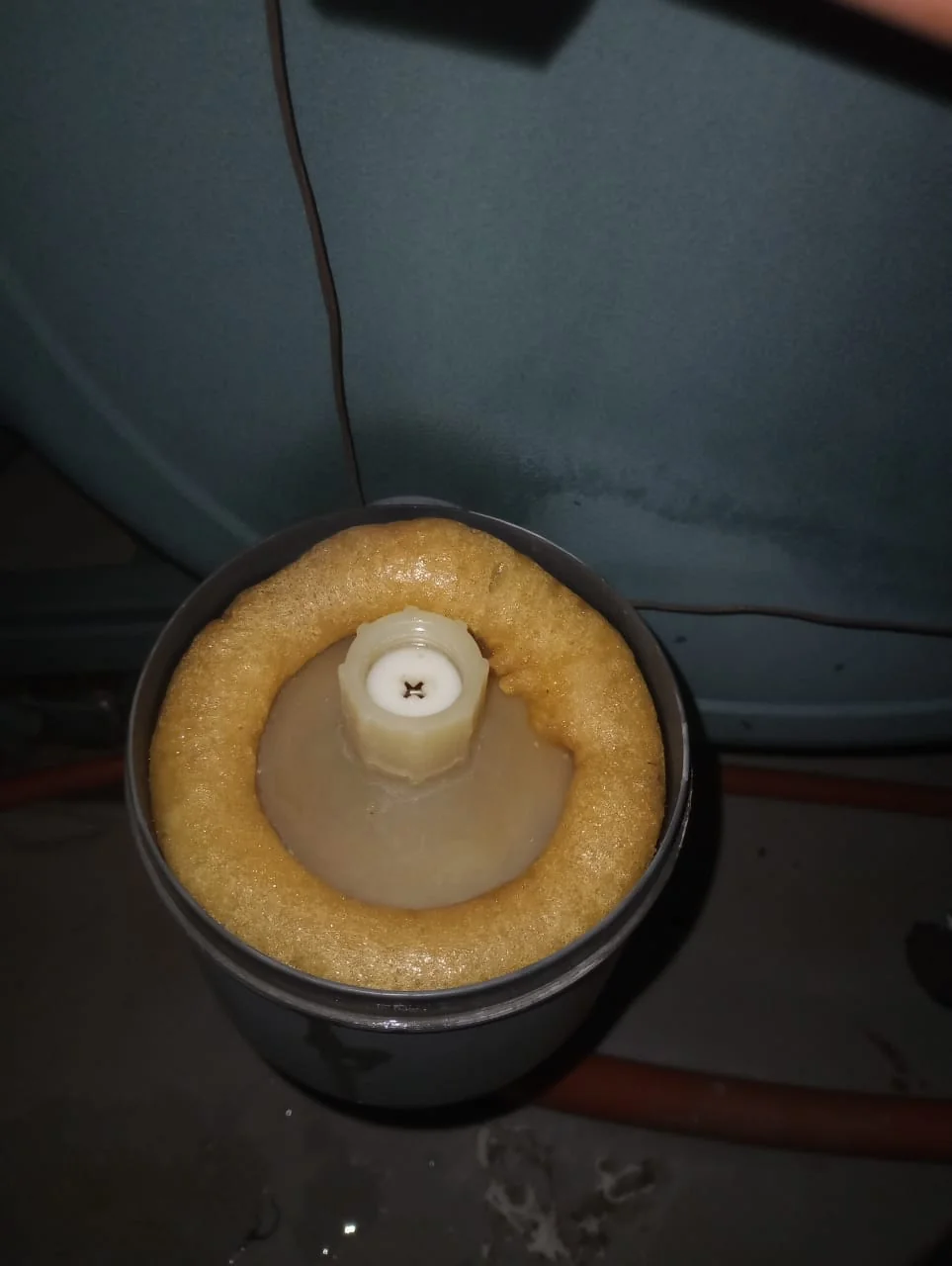 Sacrificial anode inspection for tank corrosion protection on a solar geyser system.